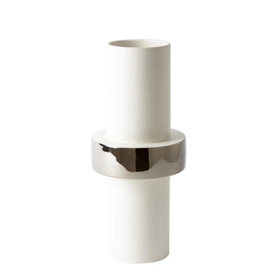 Silver Ring Vase-Mid