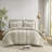 Comfortable Cotton Bedding Sets, Striped Taupe Design For Home Use