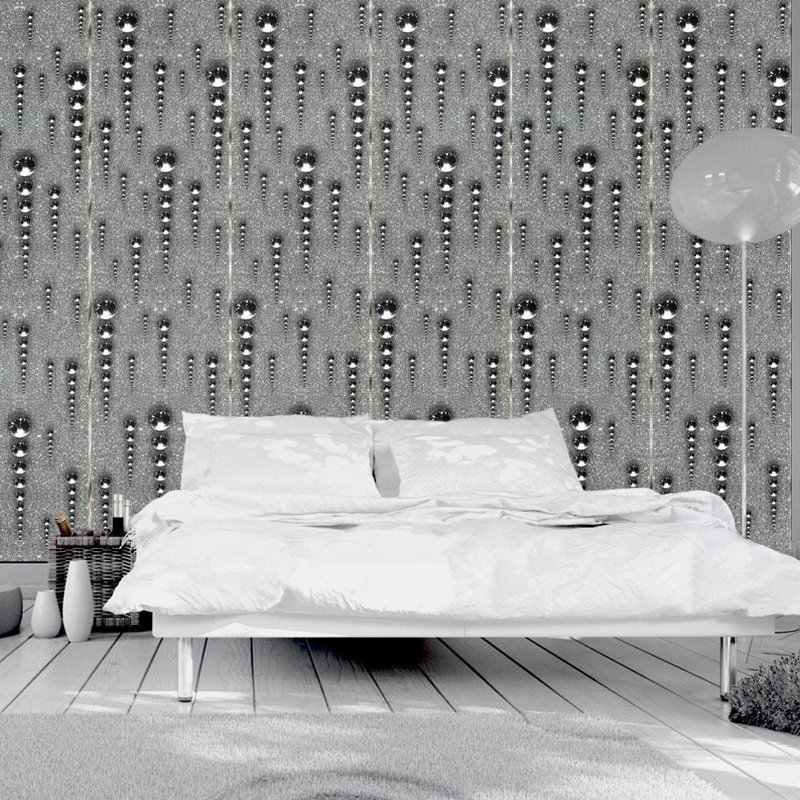 Rouleau de papier peint L 32,8 pi x l 19 po, Gris