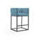 Upholstered Counter Stool with Metal Frame