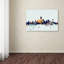 « dallas texas horizon blue », impression sur toile tendue-22538296