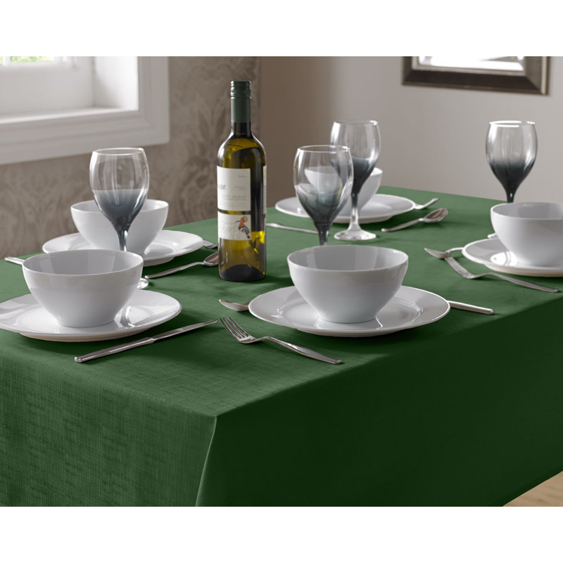 Tablecloth, 85cm W Round, Green