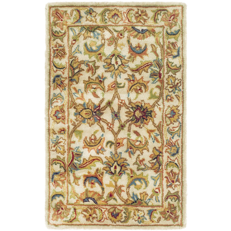Carnasheeran Hand Tufted Wool Oriental Rug, Rectangle 2' x 3'