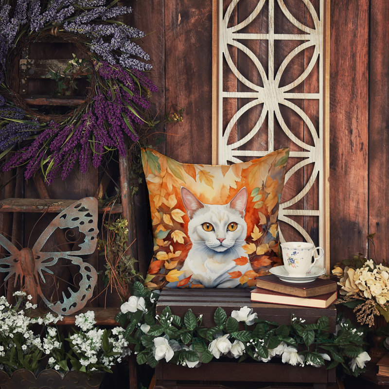 Coussin décoratif Khao Manee, Carré 14 po