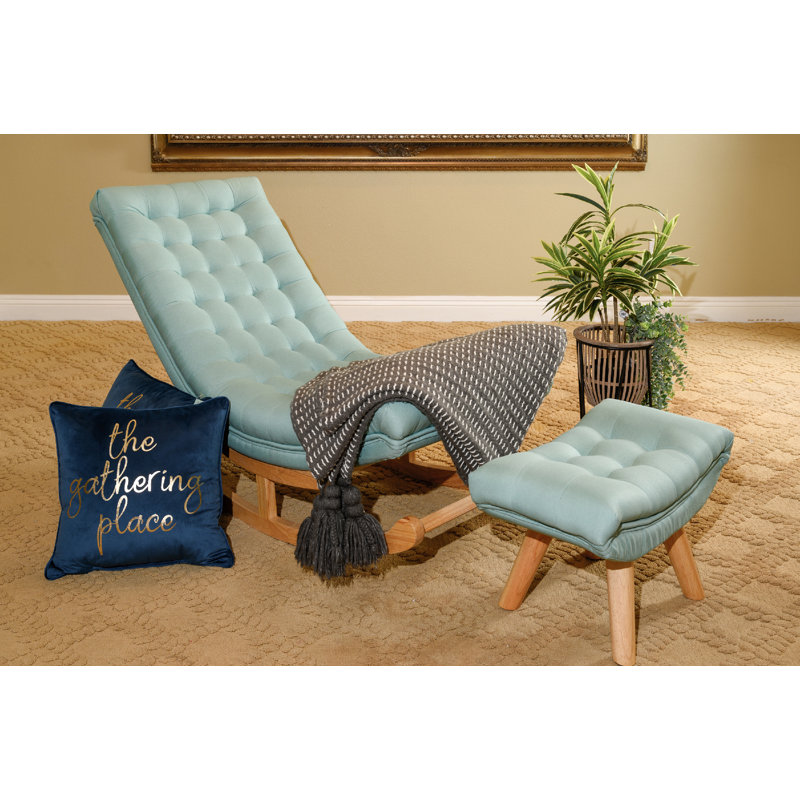 Manton Rocking Chair, Teal