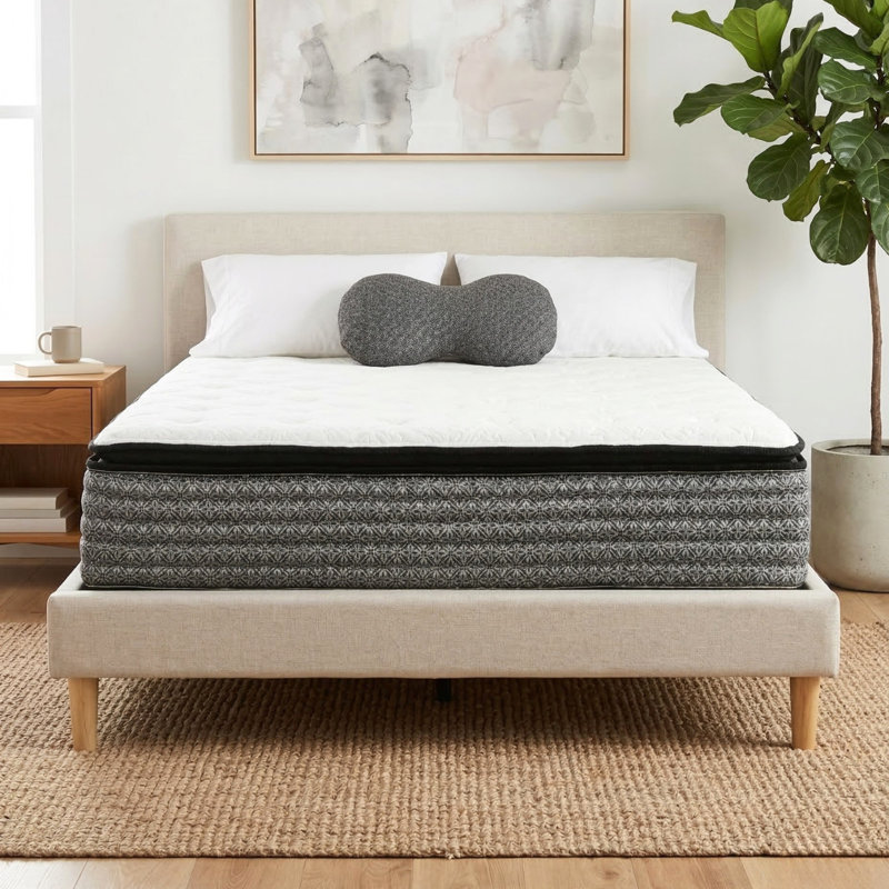 Matelas hybride en mousse à mémoire de forme Royale King, Très grand lit, 14"