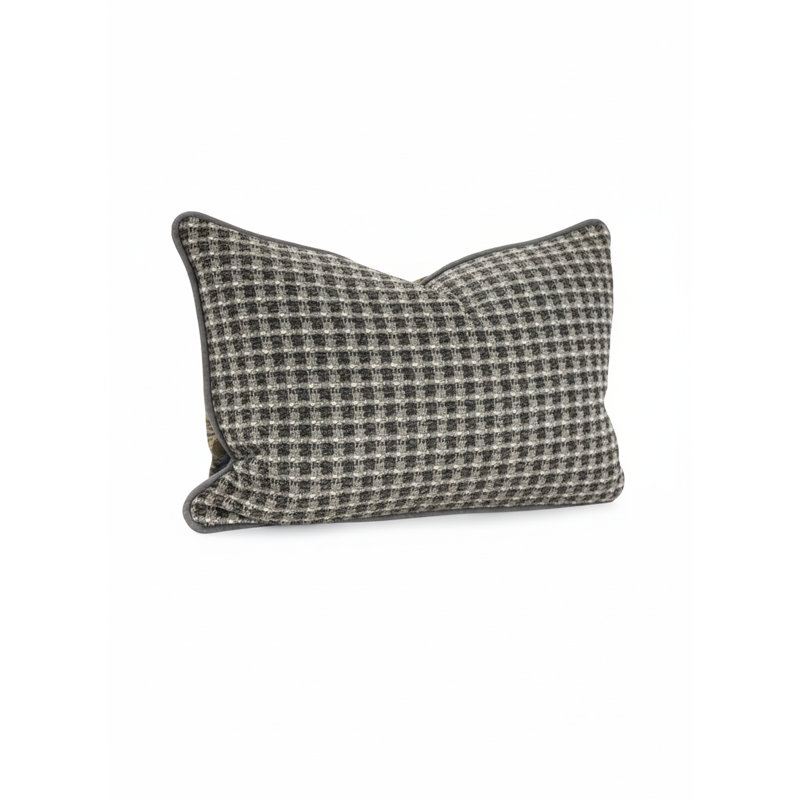 Oreiller Furley gris 14 x 22, Gris