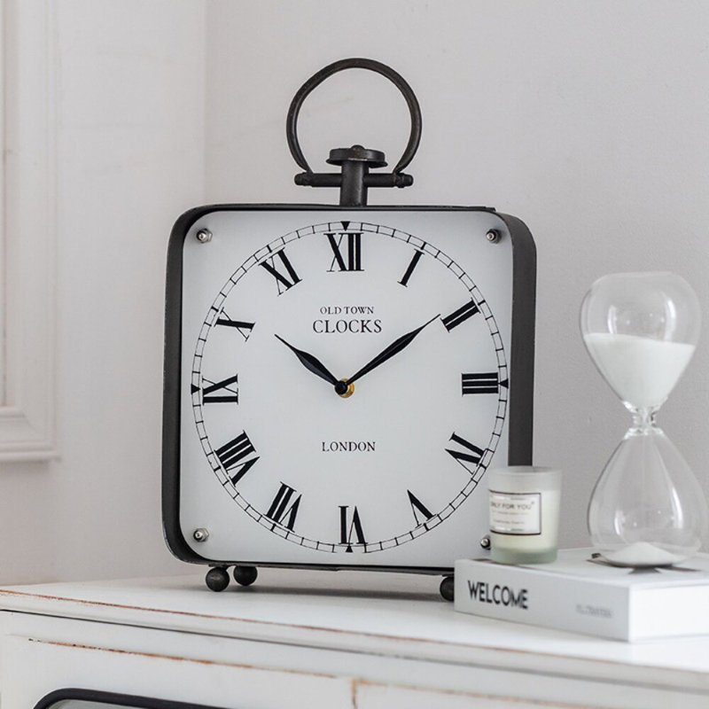 Industrial Style Metal Clock