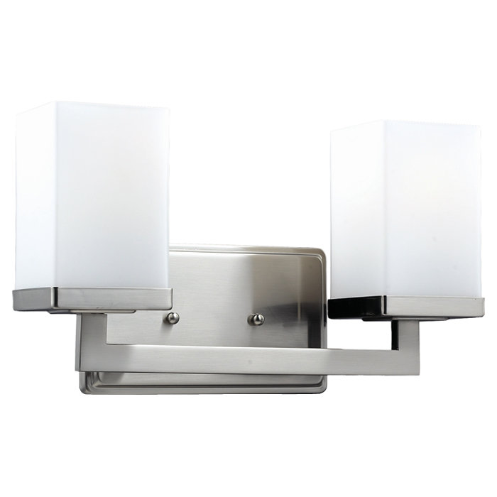 Flanigan 2 - Light Dimmable Vanity Light, Brushed Nickel