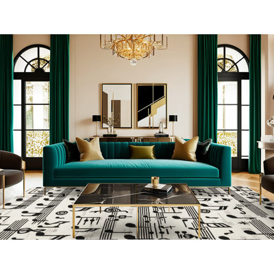  Tapis lavable notes de musique et symboles musicaux