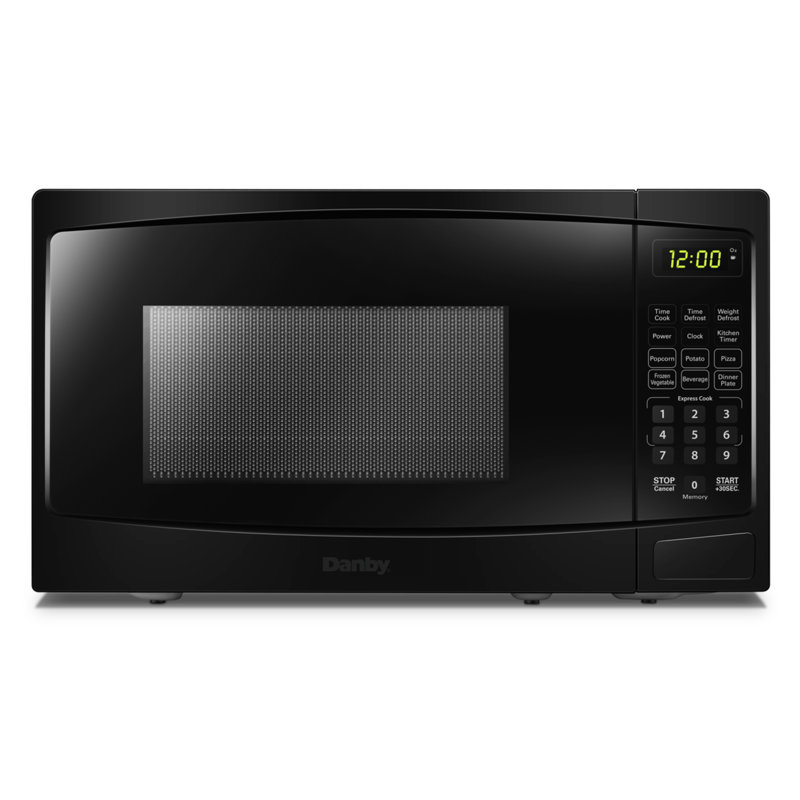 Danby 1.1 Cubic Feet 1000 Watt Countertop Microwave, Black