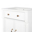 Meuble-lavabo rétro 28 "avec lavabo-122435949