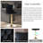 Kalinka 360° Swivel Adjustable Velvet Barstools Comfortable Tufted-12730403-12730400-50237923