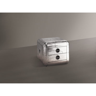 Square 2 Aluminum Decorative Table - Adding A Sophisticated Touch End For Organized Spaces Keeps Clutter At Bay