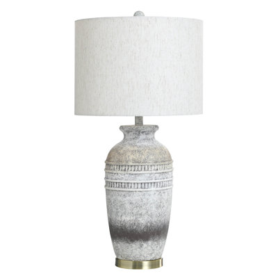 Aimee Table Lamp - Light Oatmeal Shade