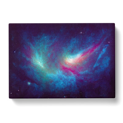 Futuristic Galaxy Vol.2 - Wrapped Canvas