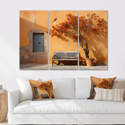 Afrique, paysage, minimalisme, photo, ensemble d'art sur toile