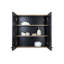 Ontario Oak Black Double Cabinet
