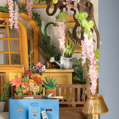 Bricolage 3D Book Nook Kit Flower House - 176 pièces