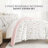 Patterned Ultra Soft 3 Piece Duvet Cover Set - Serenity-128498291-128498294