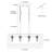 4 - Light Dimmable Square / Rectangle Chandelier