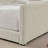 Full Size Upholstered Platform Bed With Cute Rabbit Ear Shaped Headboard, With Safety Rail And Pocket, Boucle Fabric, Beige-1840399841-1840399840