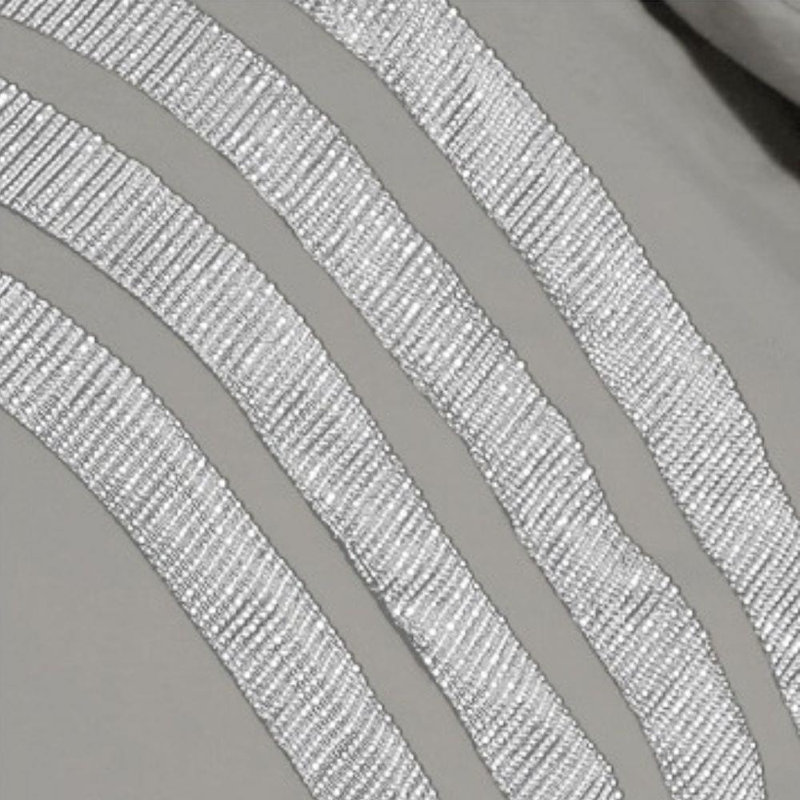 Fienley Cotton No Pattern Duvet Cover with Pillowcases Included, Double Duvet Cover + 2 Standard Pillowcases, Grey