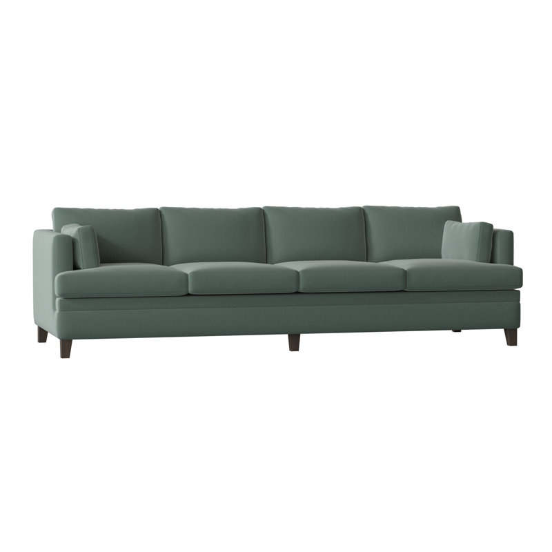 Todd Sofa, Bella Black Performance Velvet, Brown Mahogany