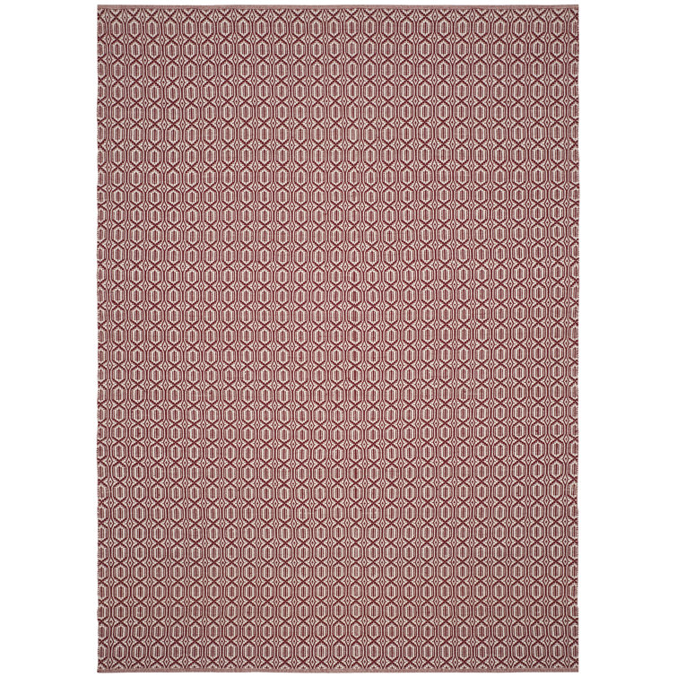 Bester Hand Woven Cotton Geometric Rug