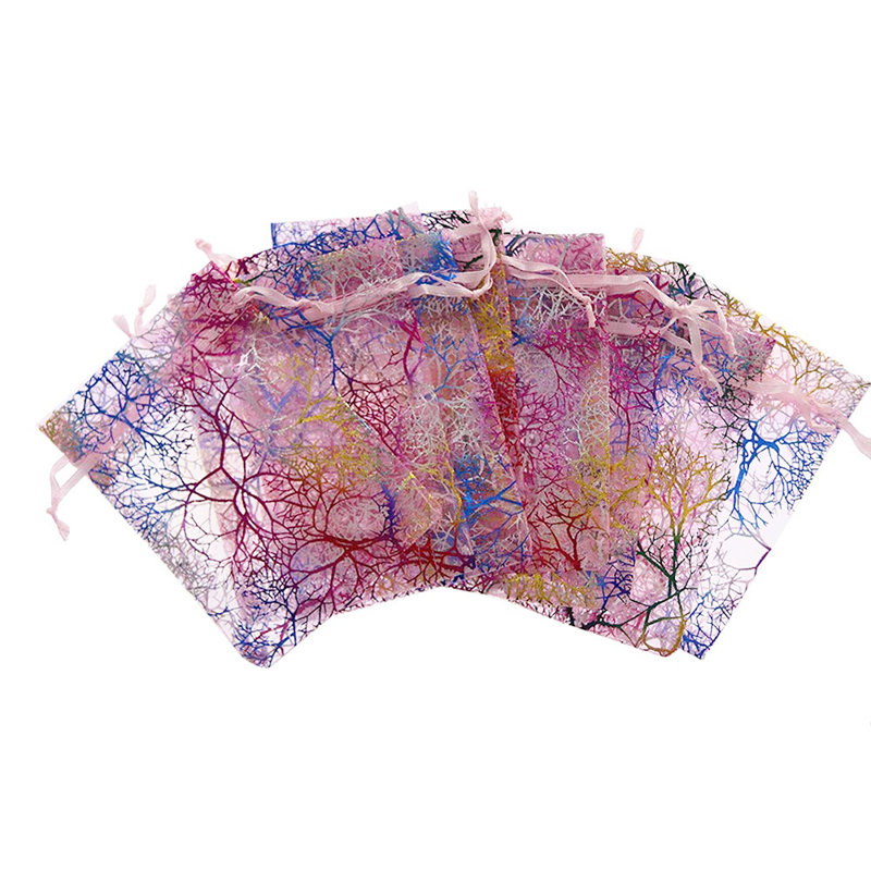 Sacs-cadeaux Coralline, Rose, H 4 po x l 5 po