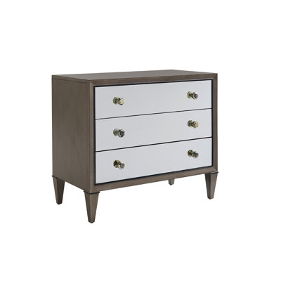 Ariana Divonne Mirrored Nightstand