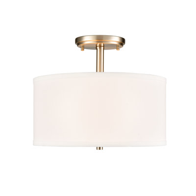 Plafonnier semi-encastré 2 lumières Halima 