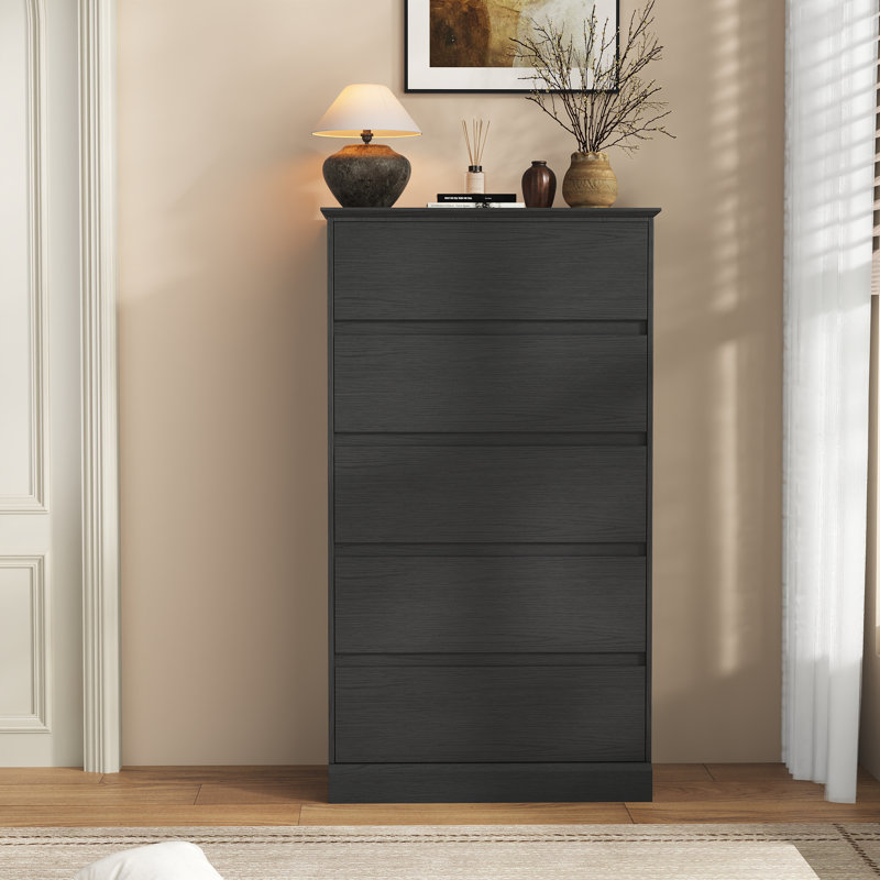Ensemble de 2 commodes de rangement modernes Modern, Noir