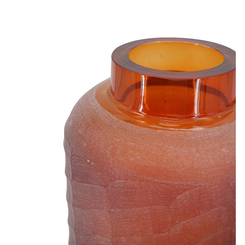 Vase en verre D6.5X10.5 "