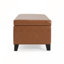 Repose-pieds en similicuir avec assise confortable et beaucoup d'espace pour une vie moderne et polyvalente