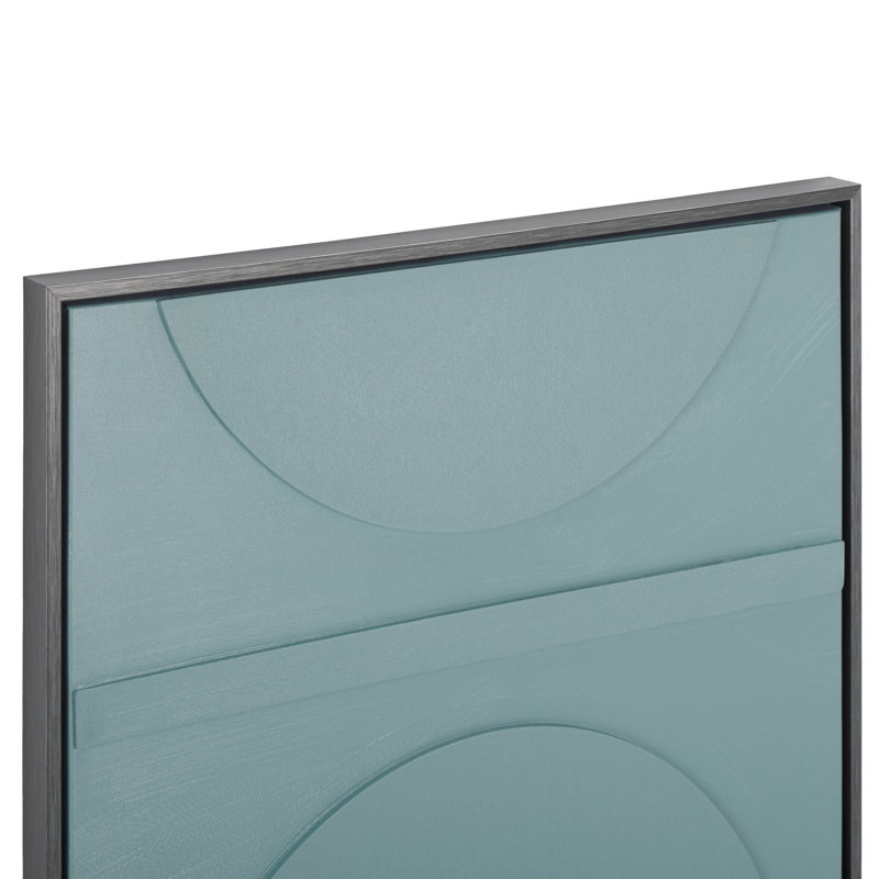 Around The Block Framed Canvas Wall Art