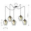 Cadge 5 - Light Black Cluster Pendant-1302120825