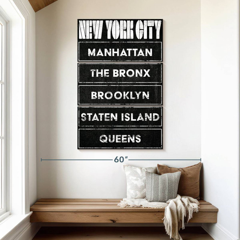Nicci Boroughs Of New York, H 50 po x l 32 po