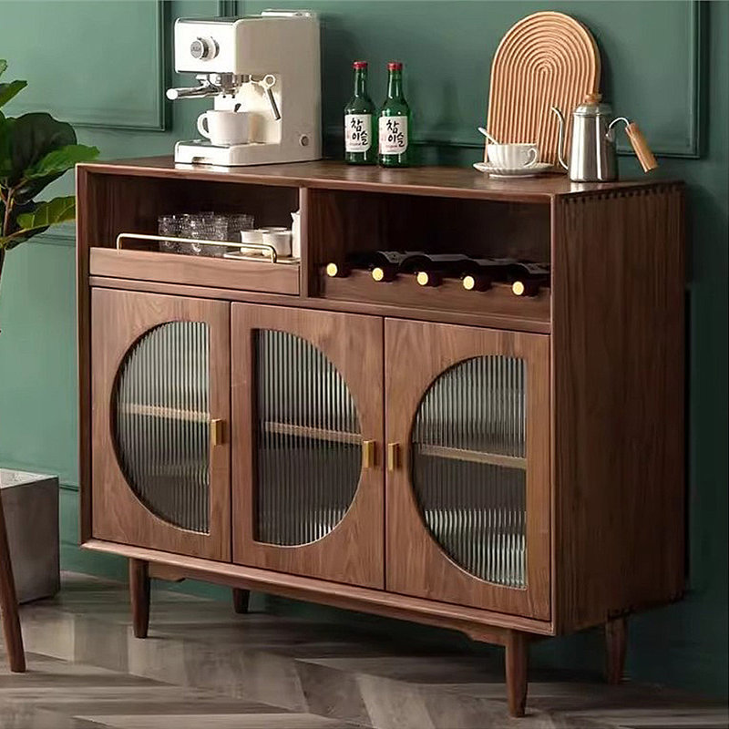 Retro Multi-functional Storage Side Cabinet