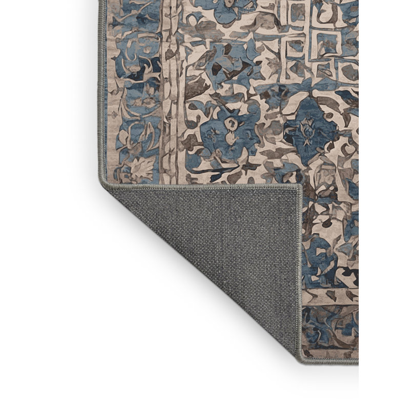 Silky Soft Plush Gray Area Rug, Square 5'