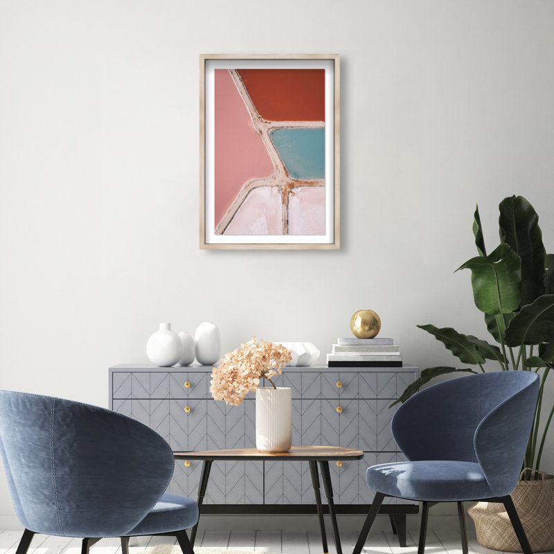 Perfectly Aligned Print by Oliver Gal, 21.5"H x 31.5"W, Natural Oak Shadowbox