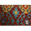 Tapis oriental réversible en laine Kilim 8 x 10