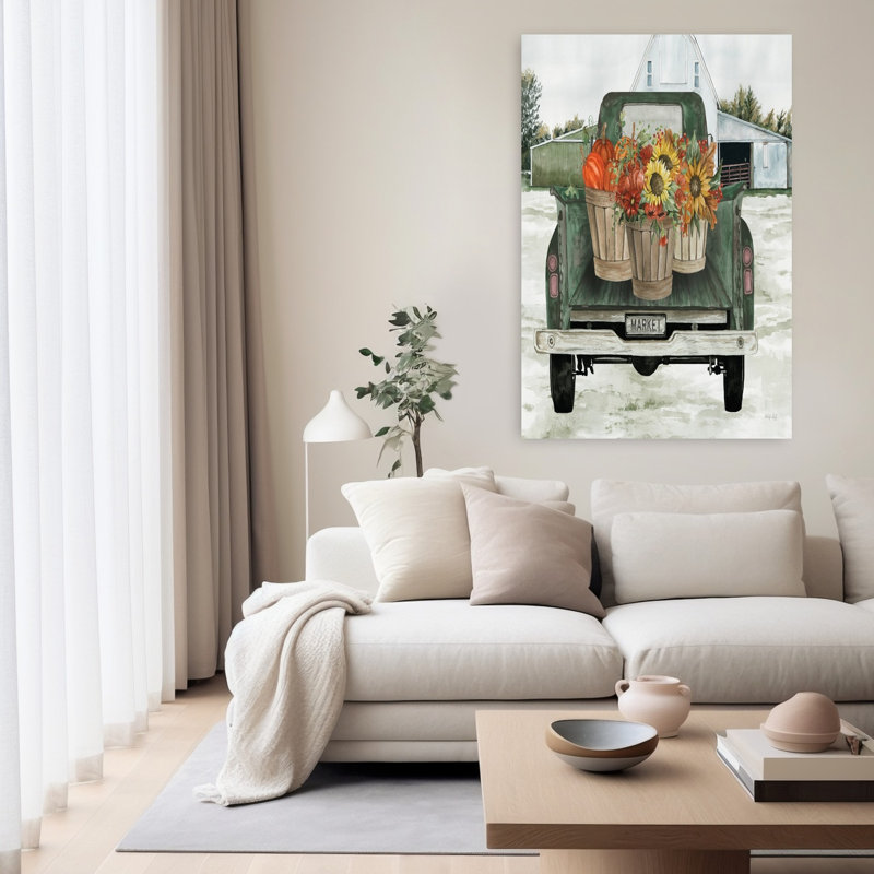 Art contemporain d'automne, H 40 po x l 60 po