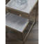 Signature Designs Sashay Gold Rectangular End Table