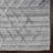 Hand Woven Overtufted Kilim Geometric Polypropylene Silver Runner Area Rug-1958818996