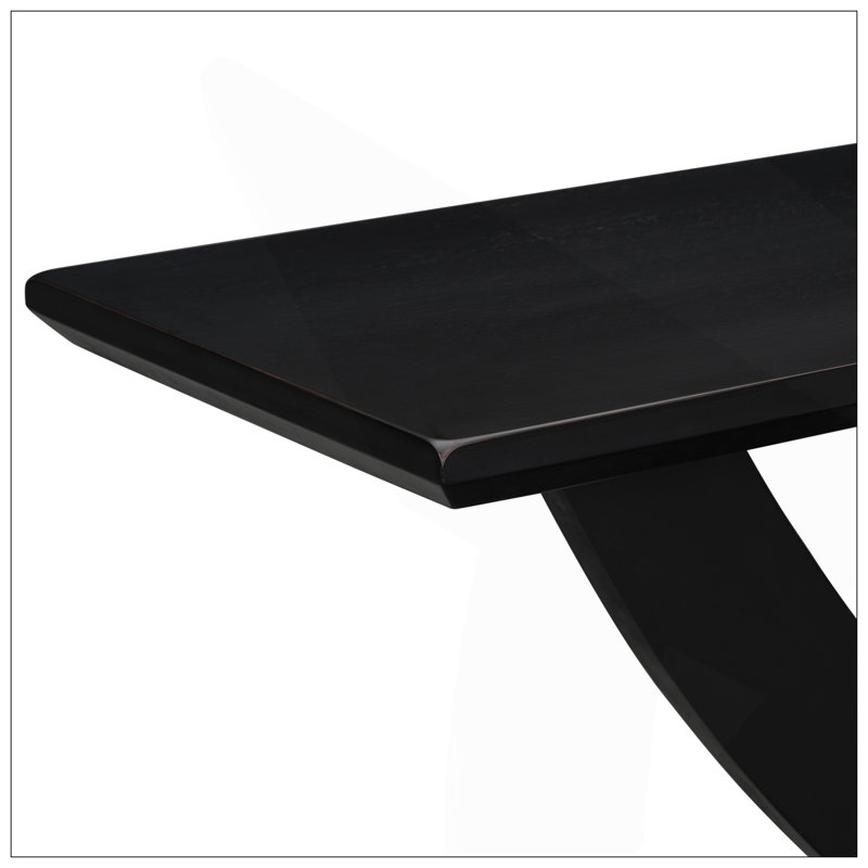 Mirod 57'' Modern Rustic Console Table With Cross-Leg Design,Sturdy Construction And Ample Surface Space,Perfect For Living Room Or Bedroom