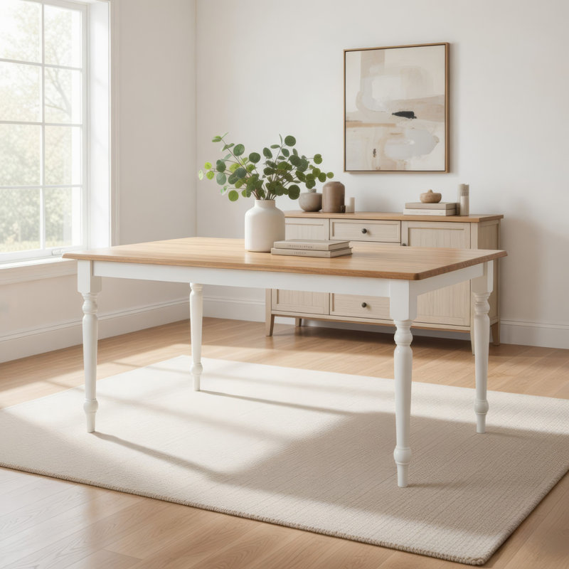 Table de salle à manger en bois massif