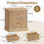 57.7 cm W Chest of 2 Drawers