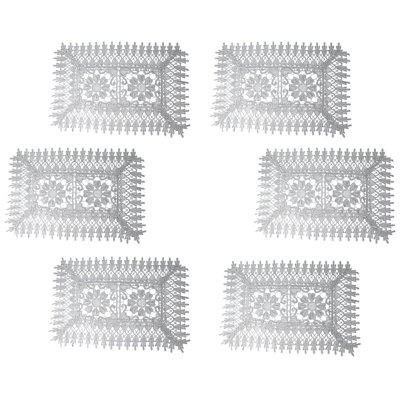 Polyester Floral Rectangle Placemat