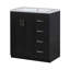 Meuble-lavabo simple avec comptoir Sevdie-994534007